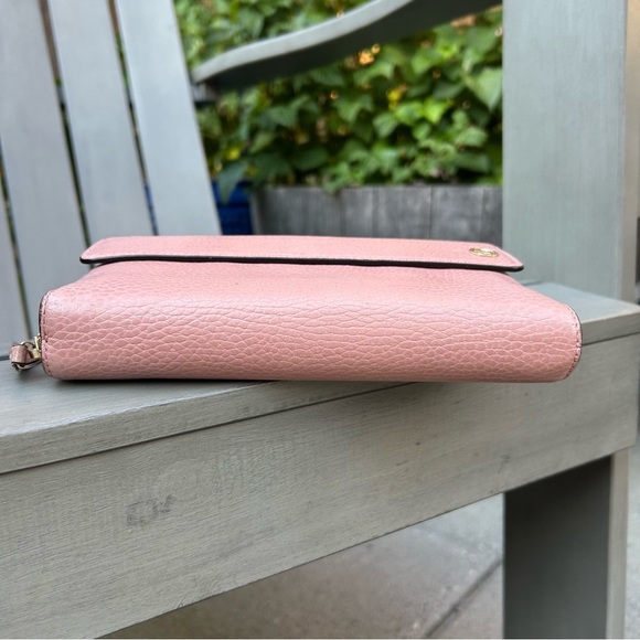 Gucci‎ Pink Leather Long Continental Wallet - Picture 3 of 16